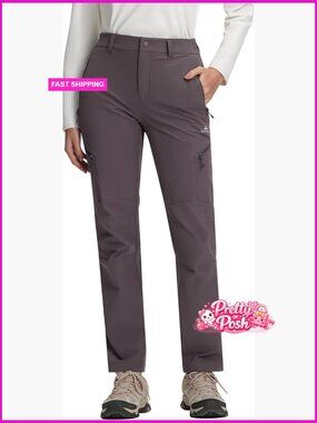 Quick Dry Water Resistant Ripstop Hiking Cargo Pants with Zip Pockets